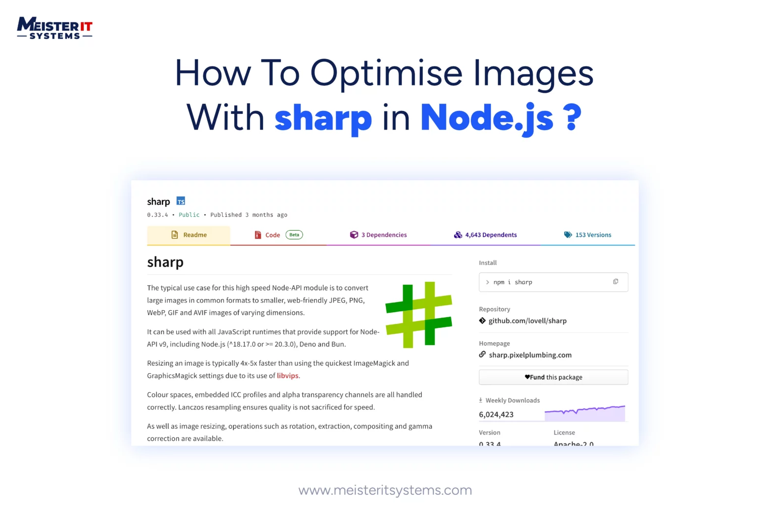 Optimise Images with sharp in Node.js