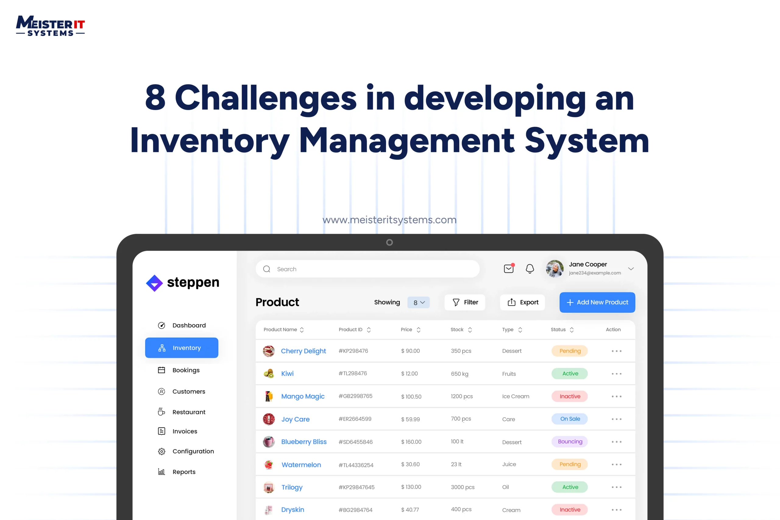 8 Challenges in developing Inventory Management Systems