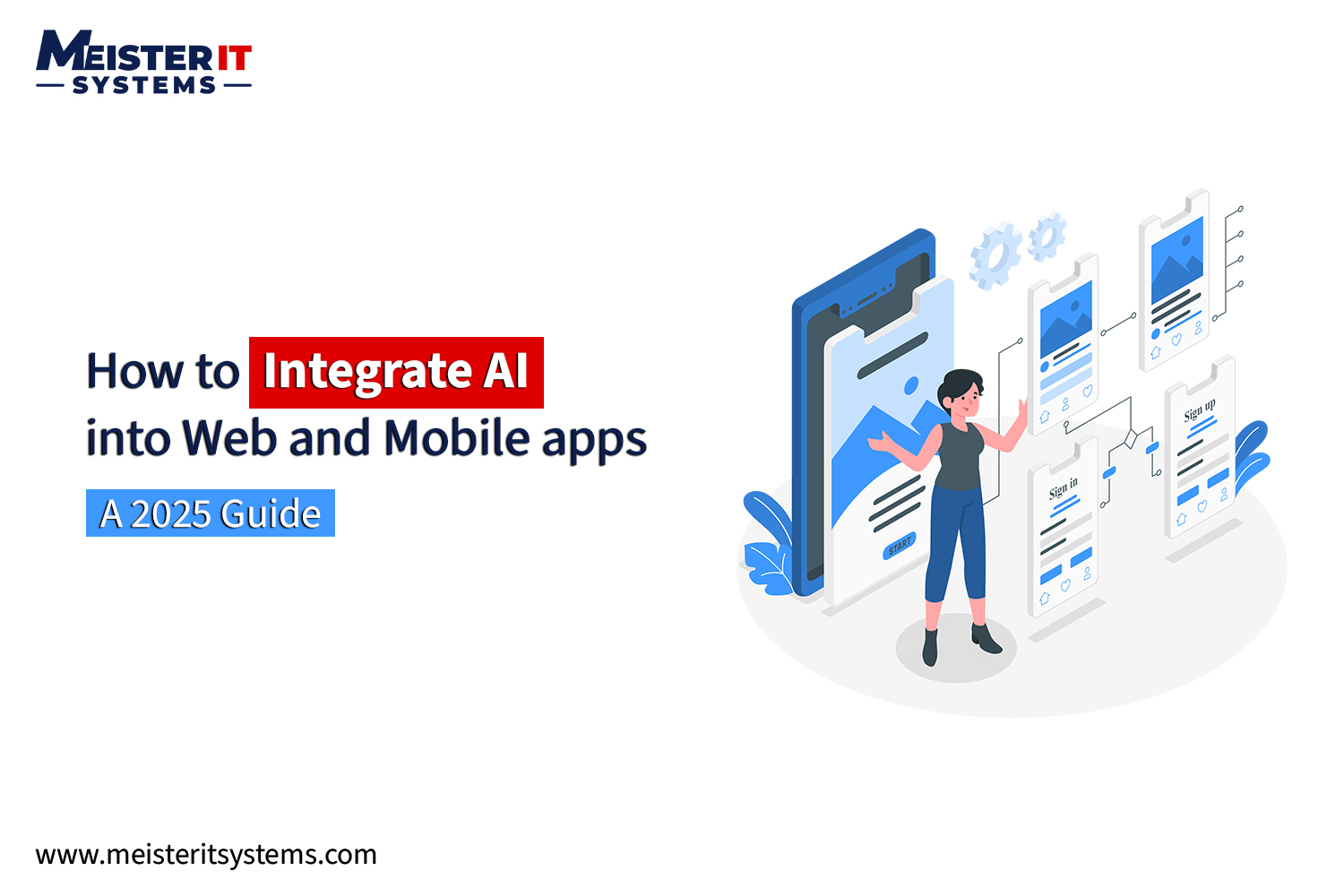 How to Integrate AI into Web and Mobile Apps:  A Complete 2025 Guide
